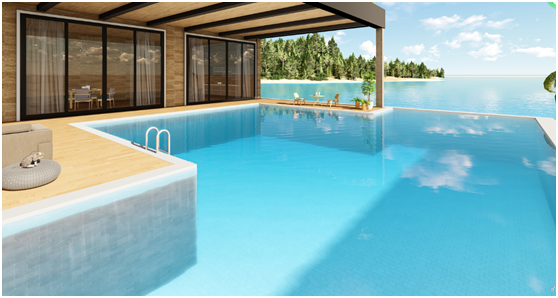 綠色環保節能之選：別墅空氣源熱泵泳池